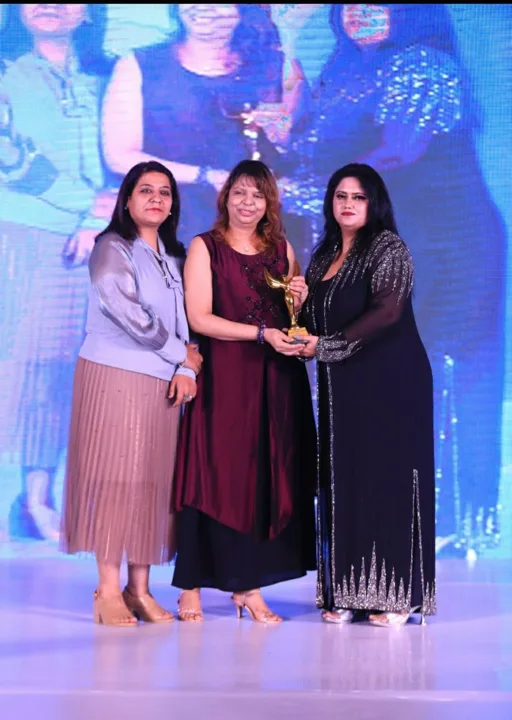 A proud moment on stage